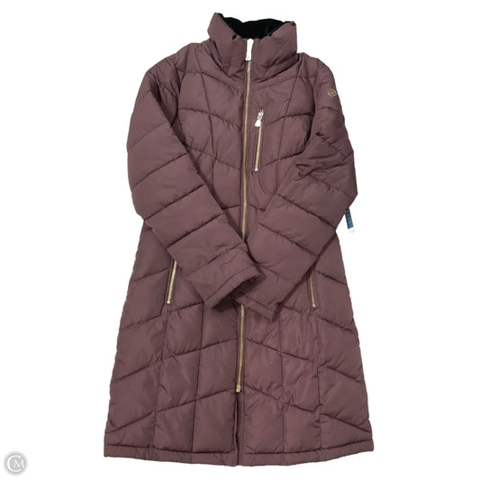 Coat Puffer & Quilted By Calvin Klein In Purple, Size: S