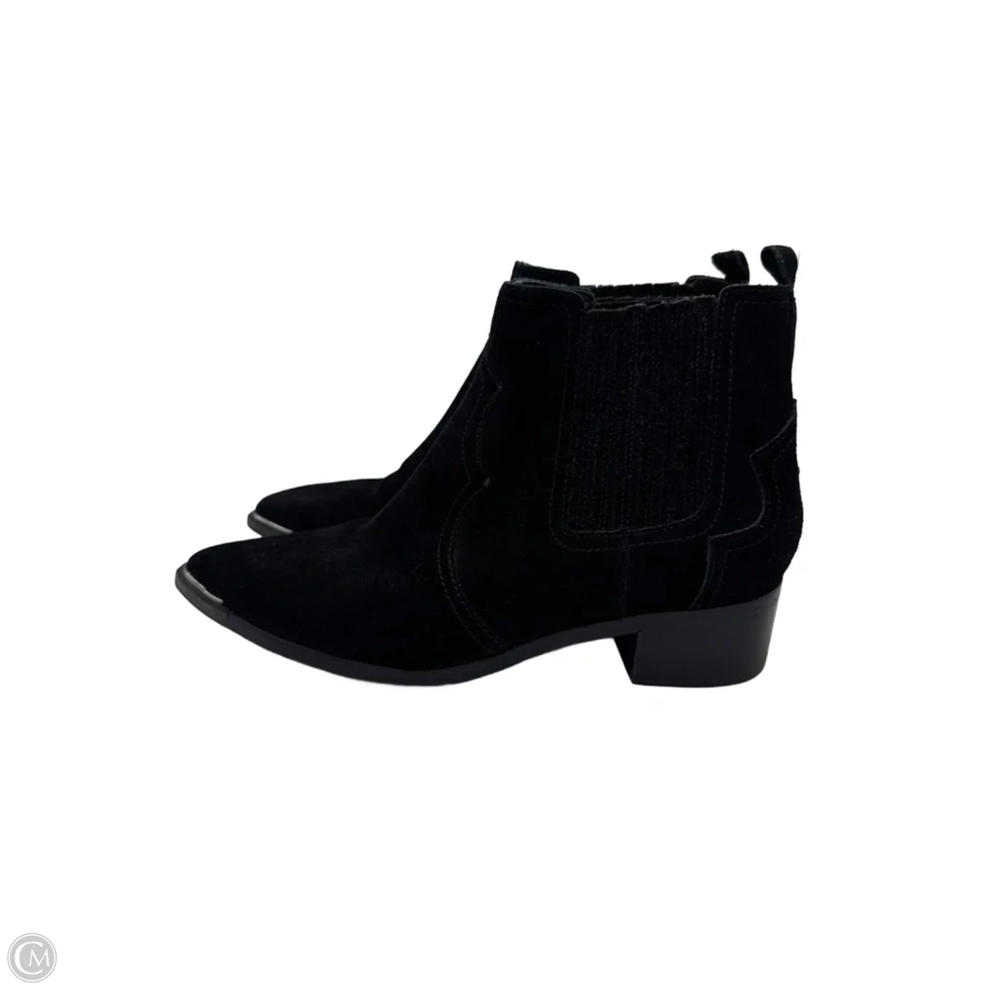 Boots Ankle Heels By Marc Fisher In Black, Size: 6.5