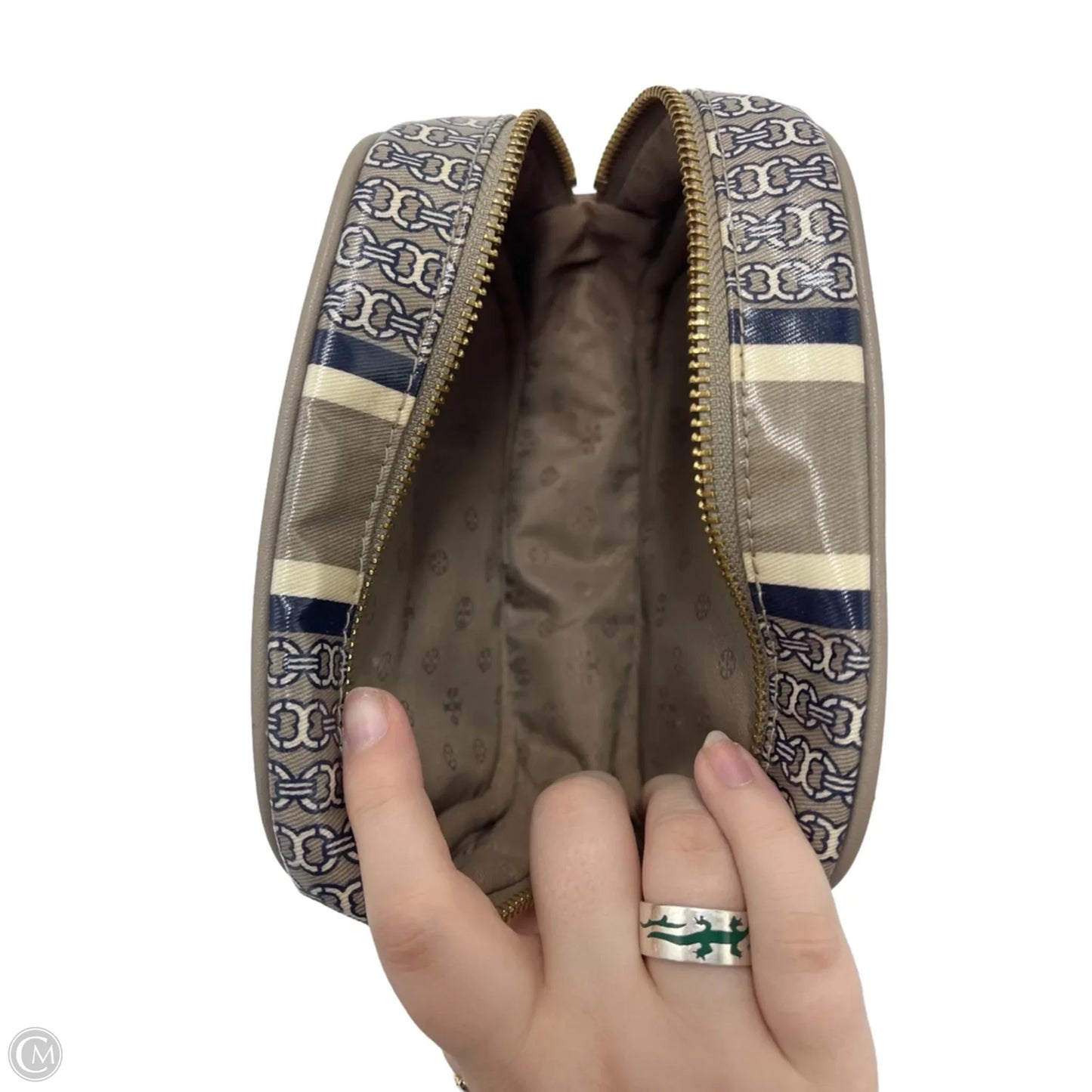 Tory Burch Gemini Link Designer Makeup Bag