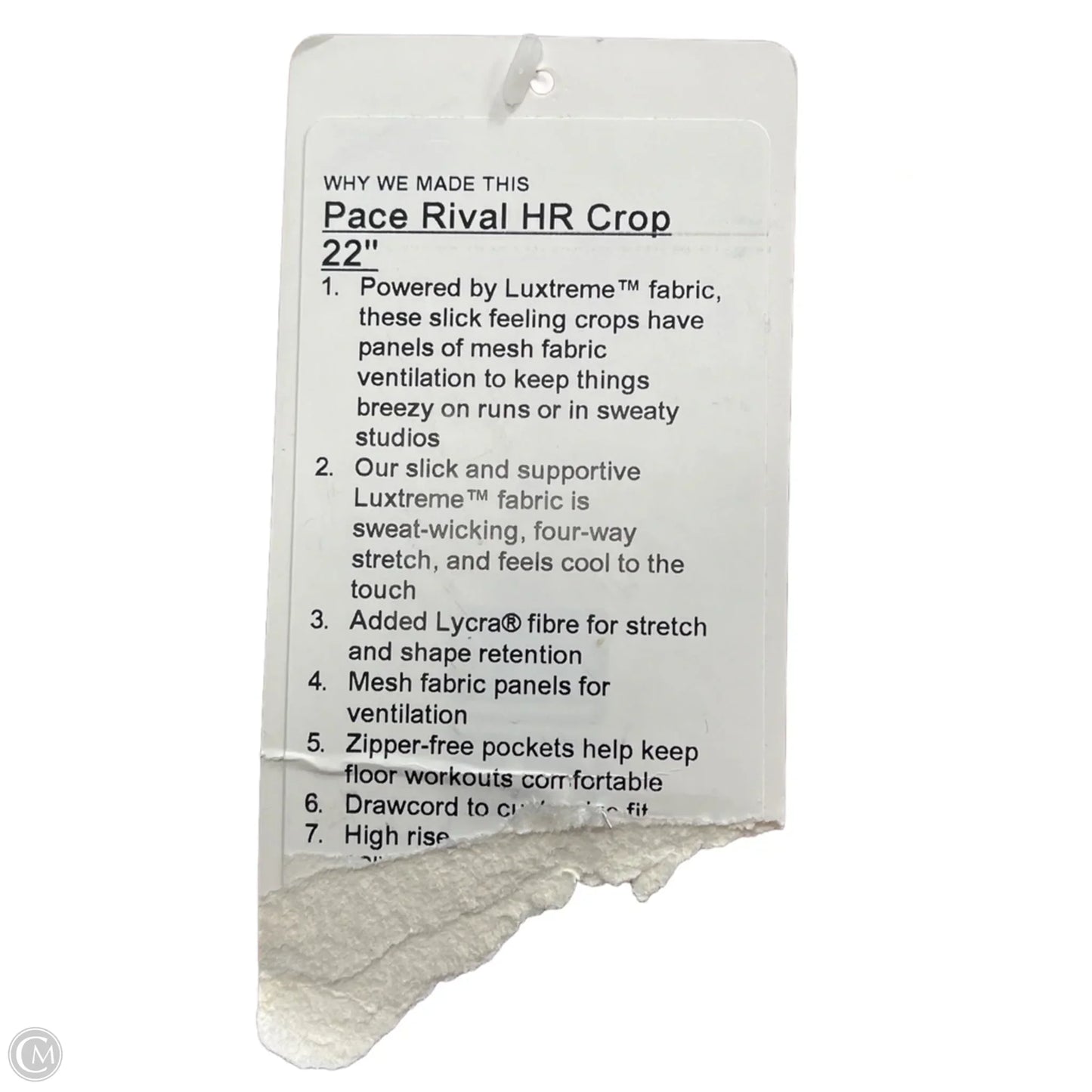 New! Athletic Capris By Lululemon In Mauve, Size: 8