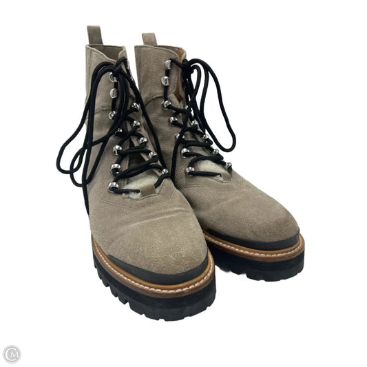 Boots Combat By Marc Fisher In Taupe, Size: 9