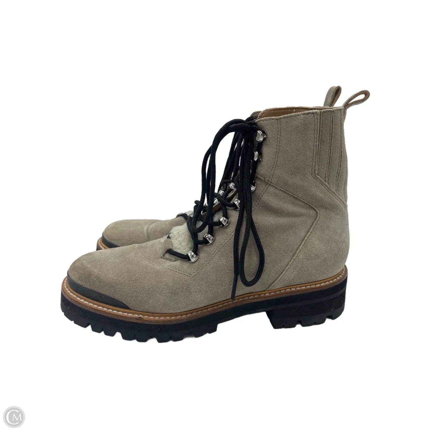 Boots Combat By Marc Fisher In Taupe, Size: 9