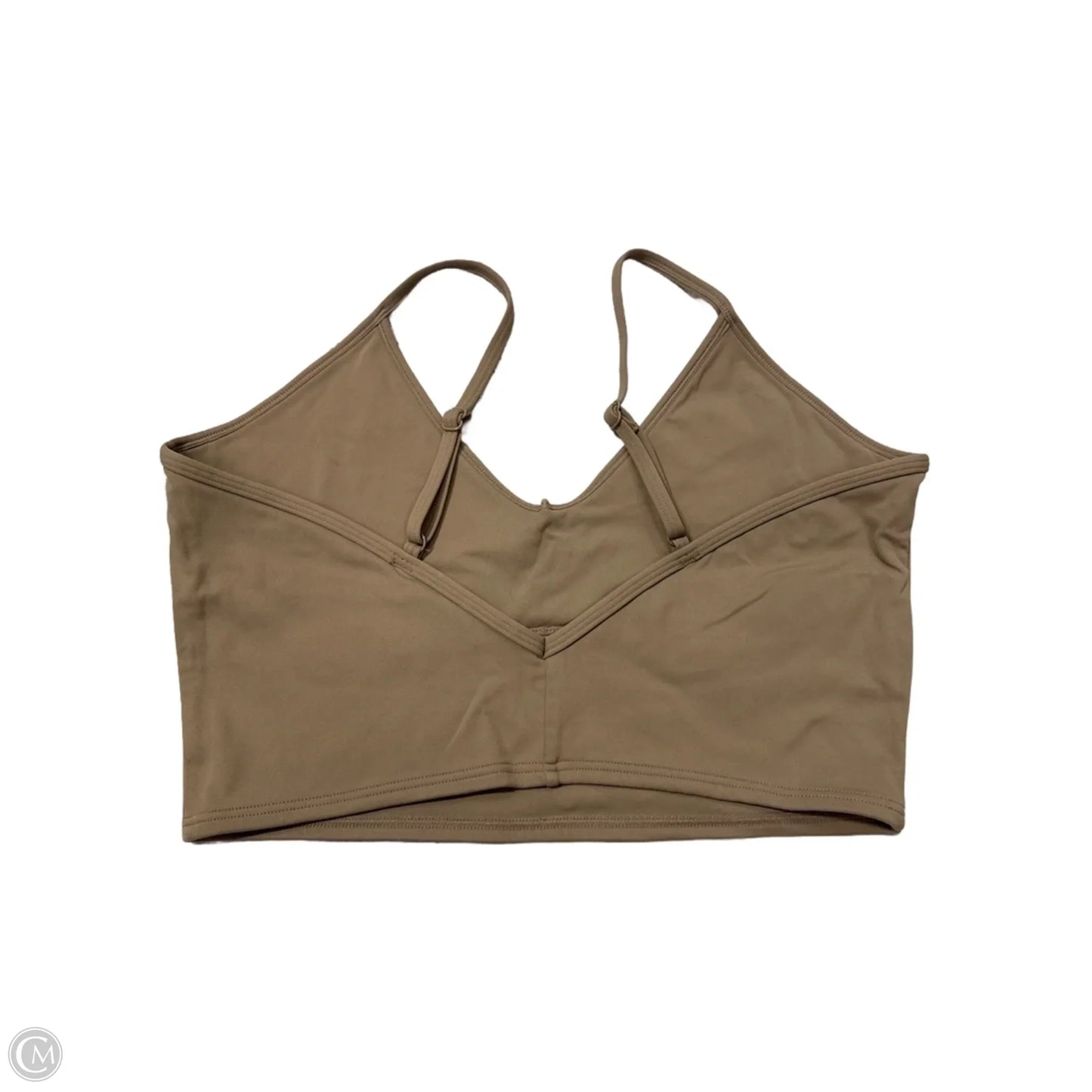 Athletic Bra By Set Active In Tan, Size: Xl