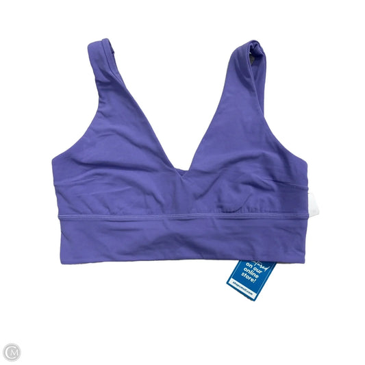 Athletic Bra By Lululemon In Purple, Size: 12