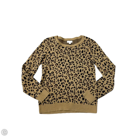 Sweater By J. Crew In Animal Print, Size: Xs