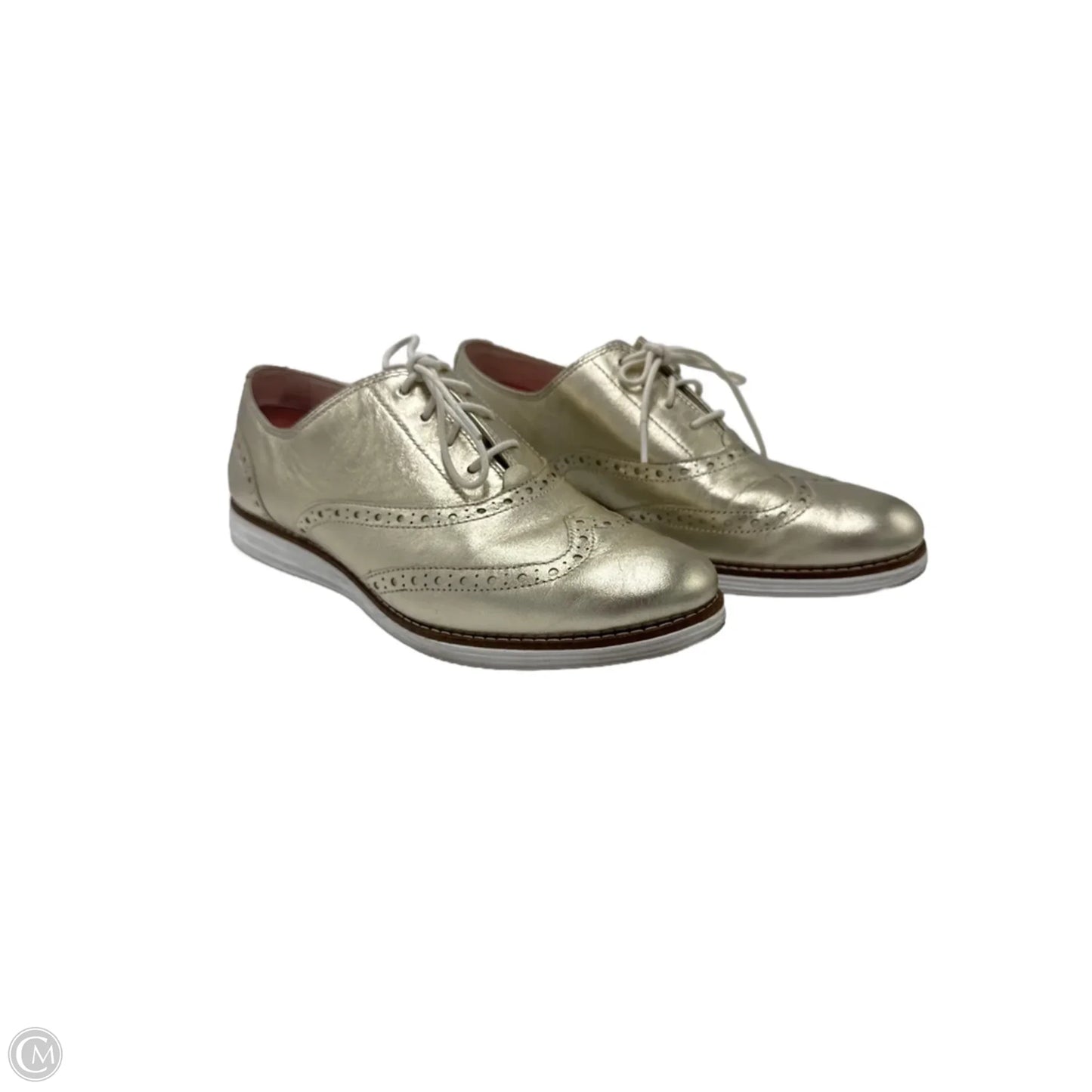 Shoes Designer By Cole-haan In Gold, Size: 9