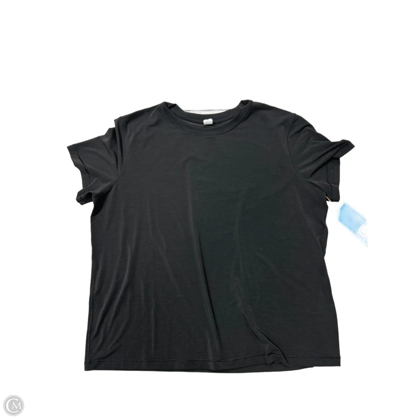 Athletic Top Short Sleeve By Lululemon In Blue, Size: 14