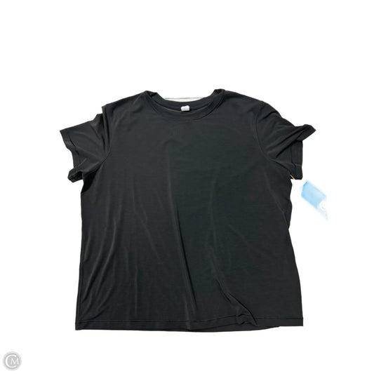 Athletic Top Short Sleeve By Lululemon In Blue, Size: 14