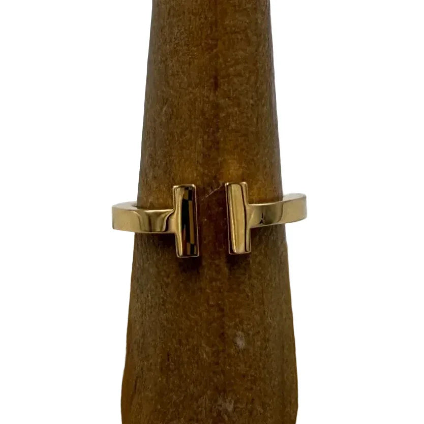 Tiffany and Company 18K T Square Luxury Ring, Size: 7