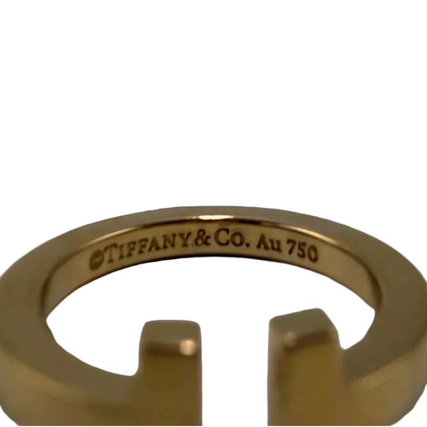 Tiffany and Company 18K T Square Luxury Ring, Size: 7