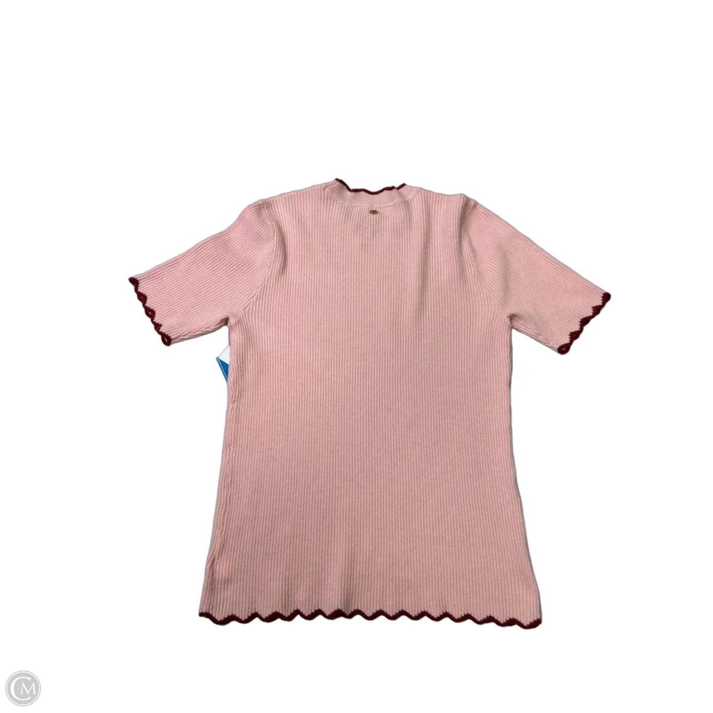 Sweater Short Sleeve By Sam Edelman In Pink, Size: Xl