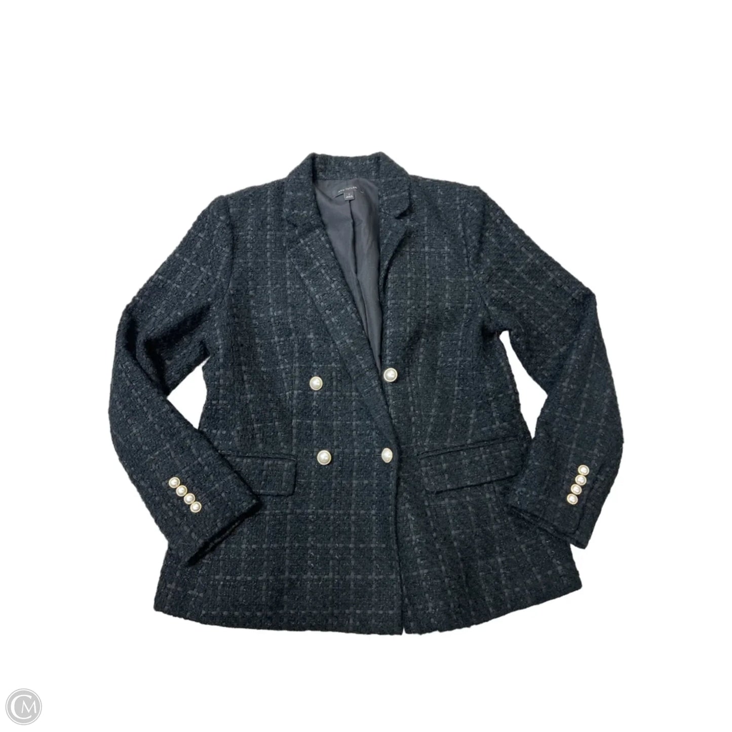 Blazer By Ann Taylor In Black, Size: 12