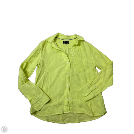 Top Long Sleeve By J. Crew In Yellow, Size: 2