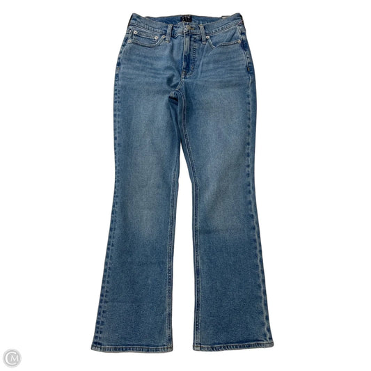 Jeans Flared By J. Crew In Blue Denim, Size: 2