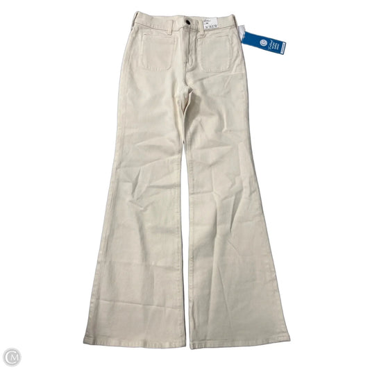 Jeans Flared By J. Crew In White Denim, Size: 2