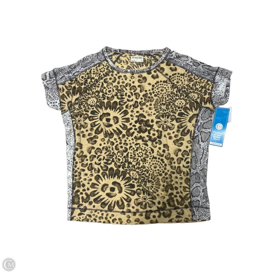 Top Short Sleeve By We The Free In Animal Print, Size: S