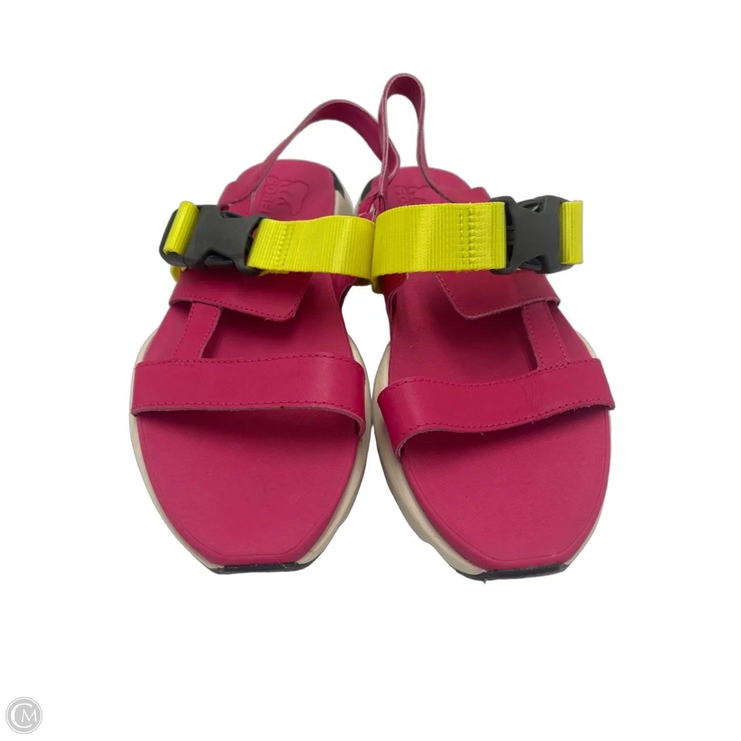 Sandals Designer By Sorel In Pink, Size: 9.5