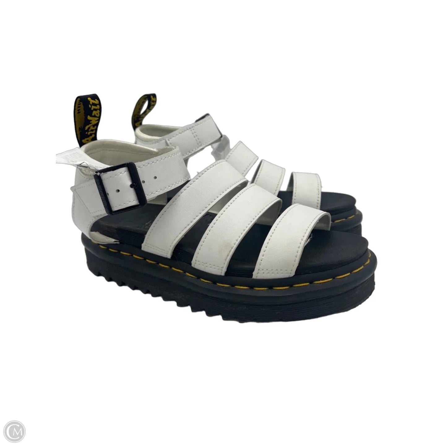 Sandals Designer By Dr Martens In White, Size: 6 (37)