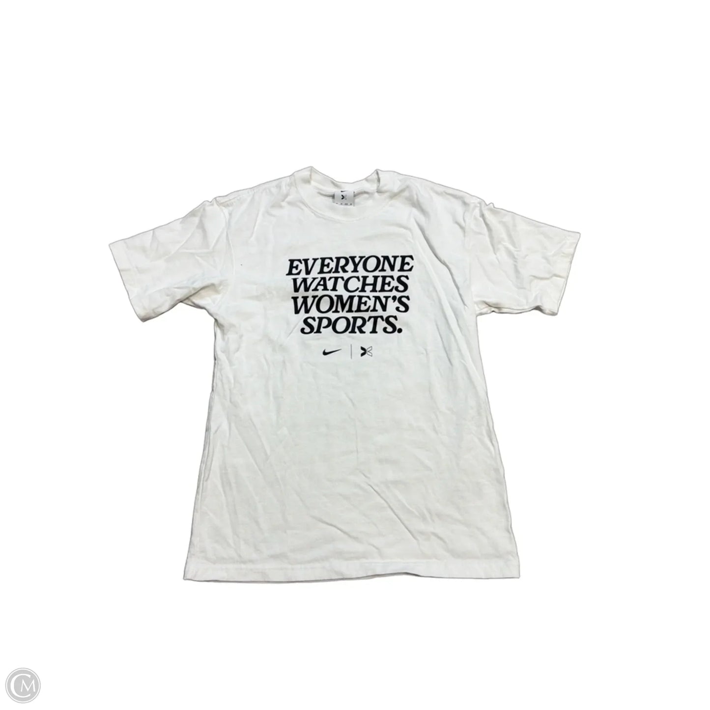 Top Short Sleeve By Nike Apparel In White, Size: Xs