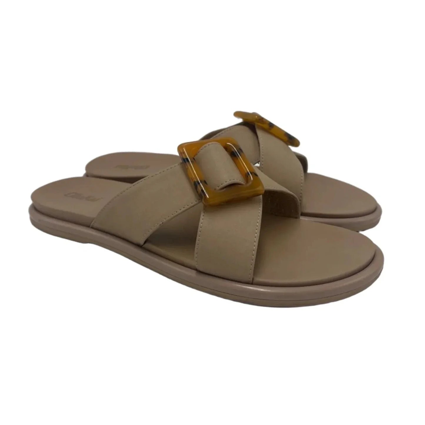 Sandals Flats By Olukai In Taupe, Size: 9