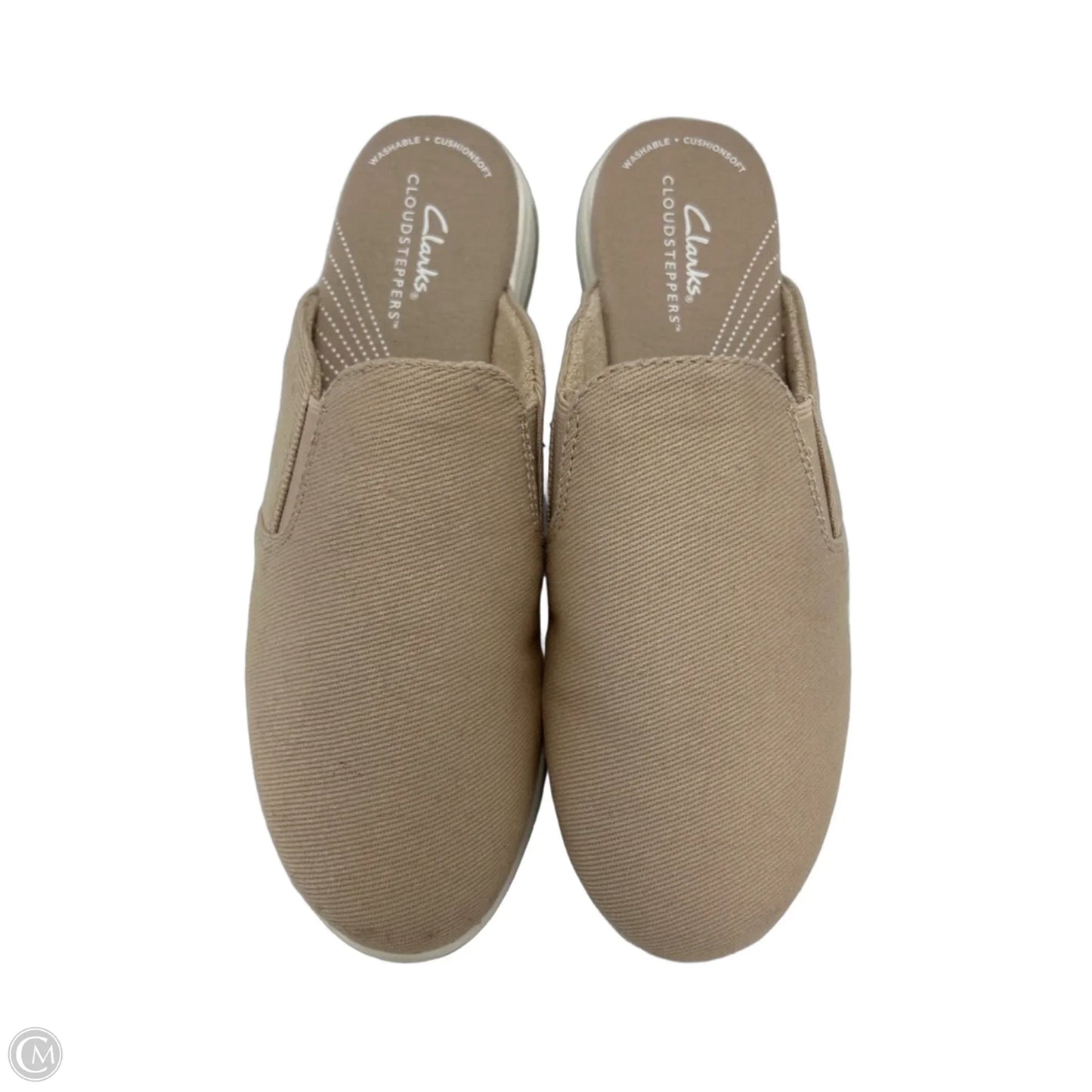 Shoes Flats By Clarks In Tan, Size: 8