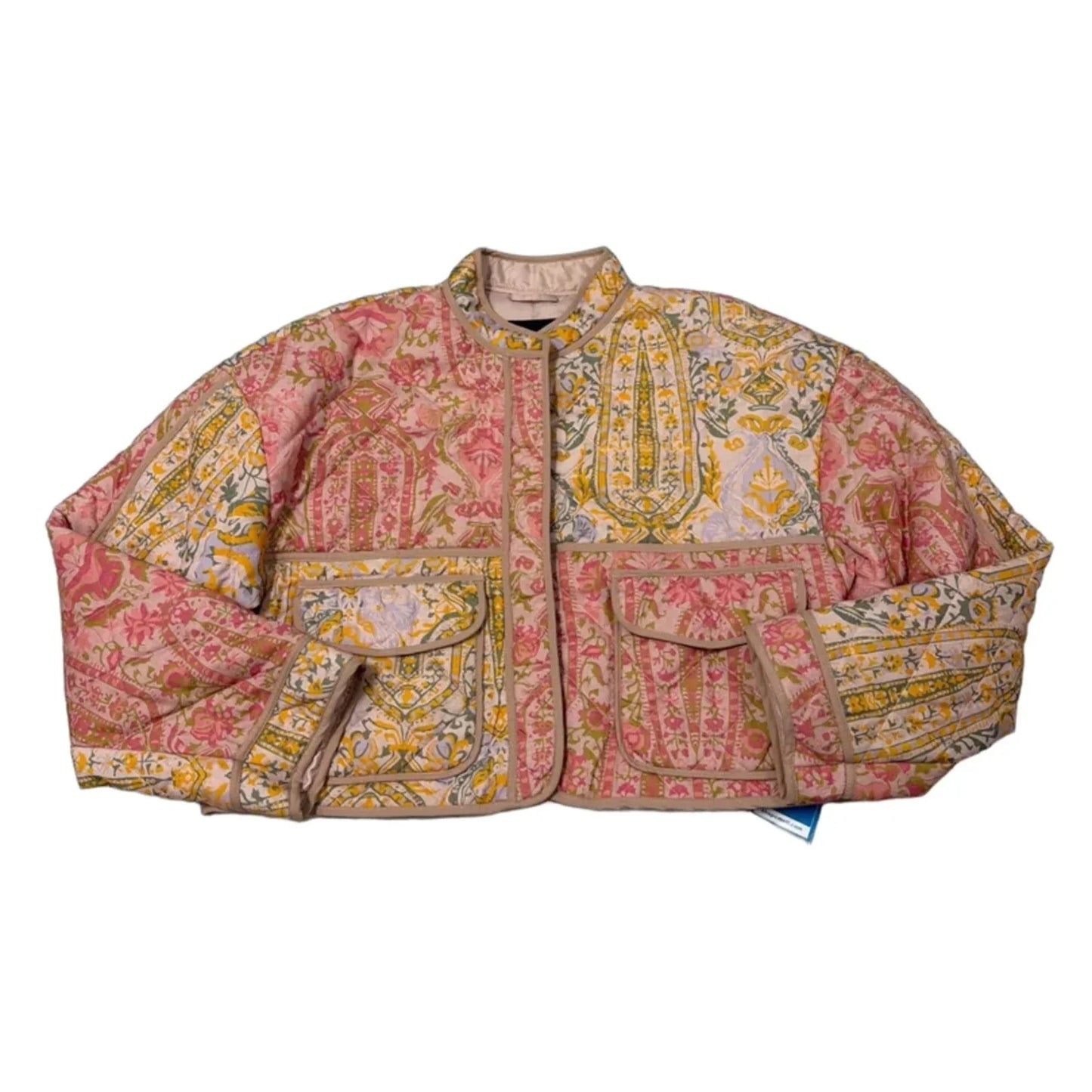 Jacket Puffer & Quilted By 7 For All Mankind In Pink, Size: M