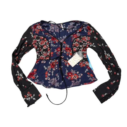 New! Top Long Sleeve By Free People In Navy, Size: Xs