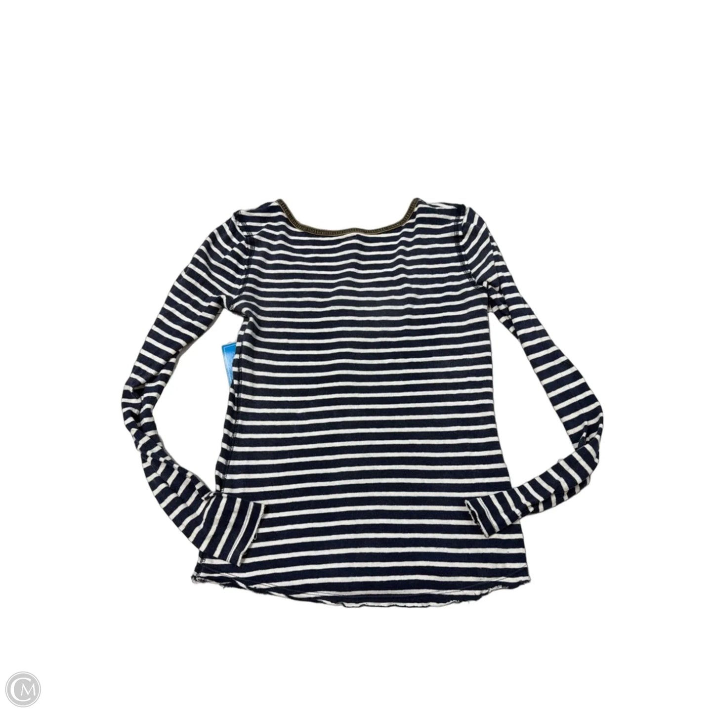 Top Long Sleeve By Free People In Striped Pattern, Size: Xs