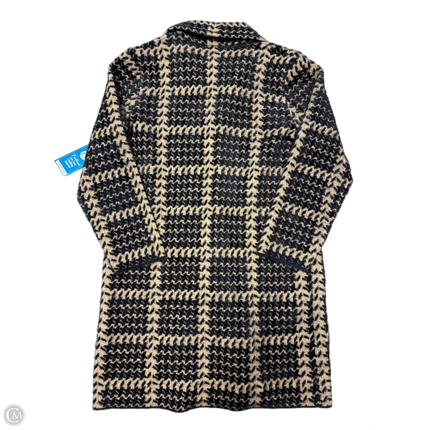 Coat Faux Fur & Sherpa By T Tahari In Brown & Gold, Size: Xl
