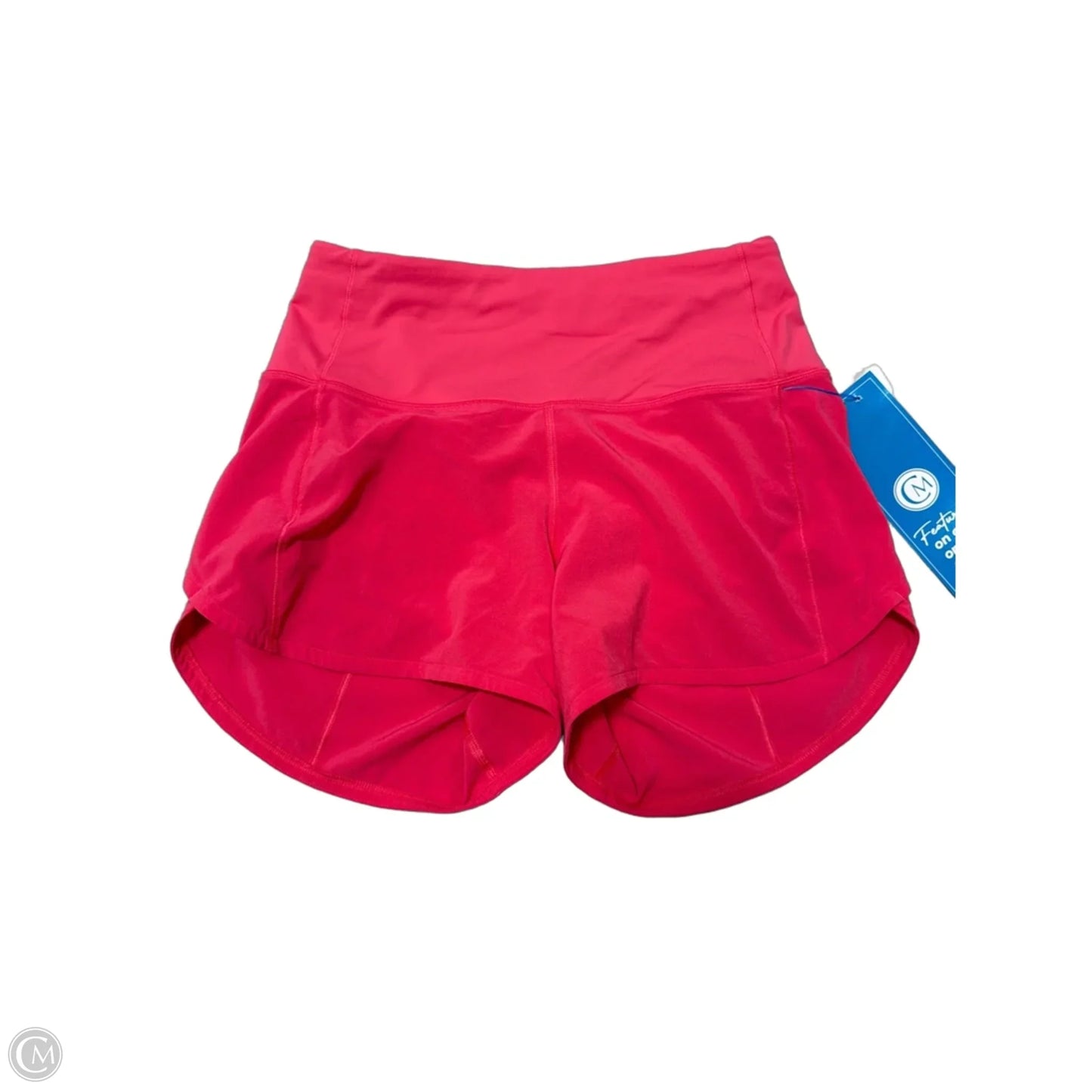 Athletic Shorts By Lululemon In Pink, Size: 2