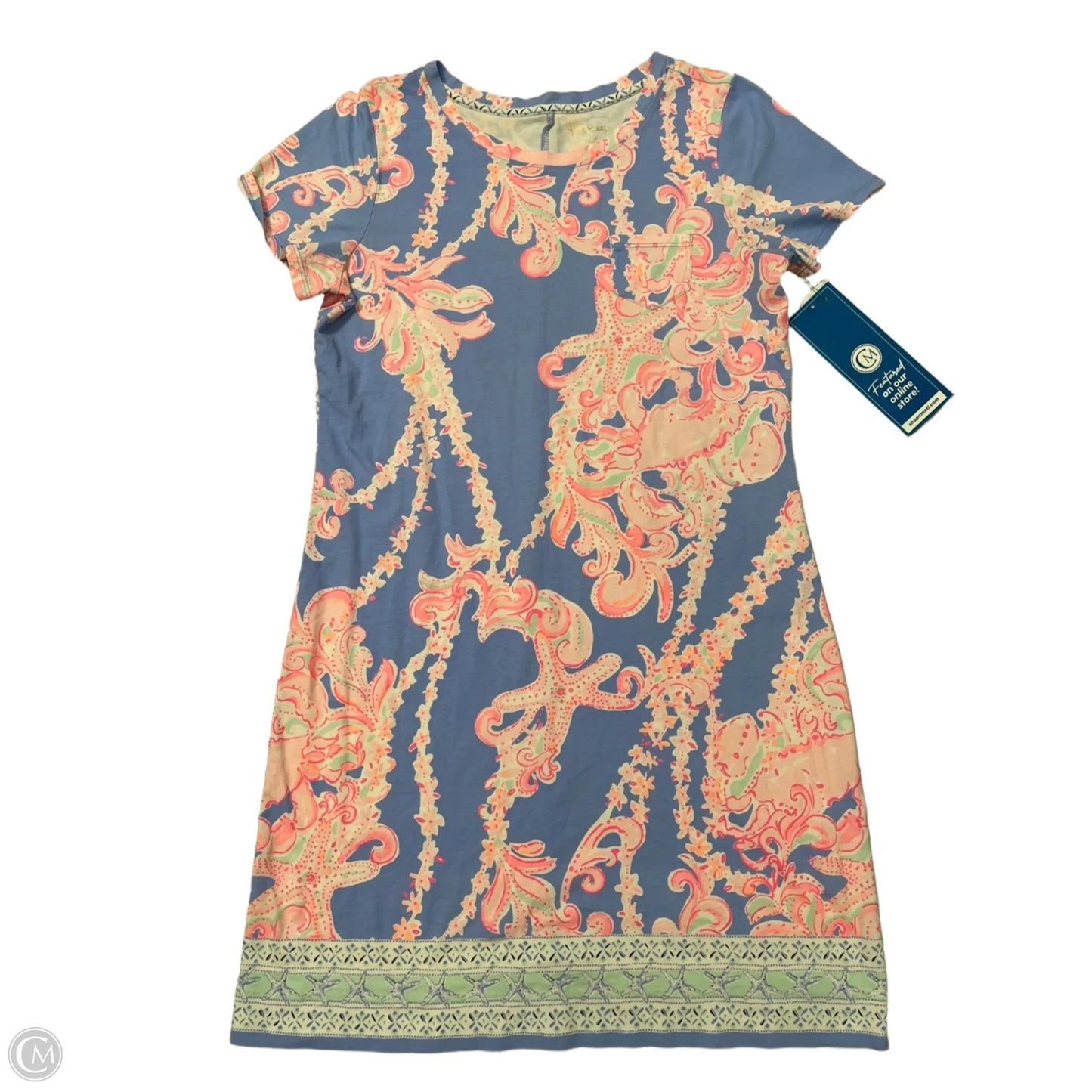 Dress Designer By Lilly Pulitzer In Blue, Size: M