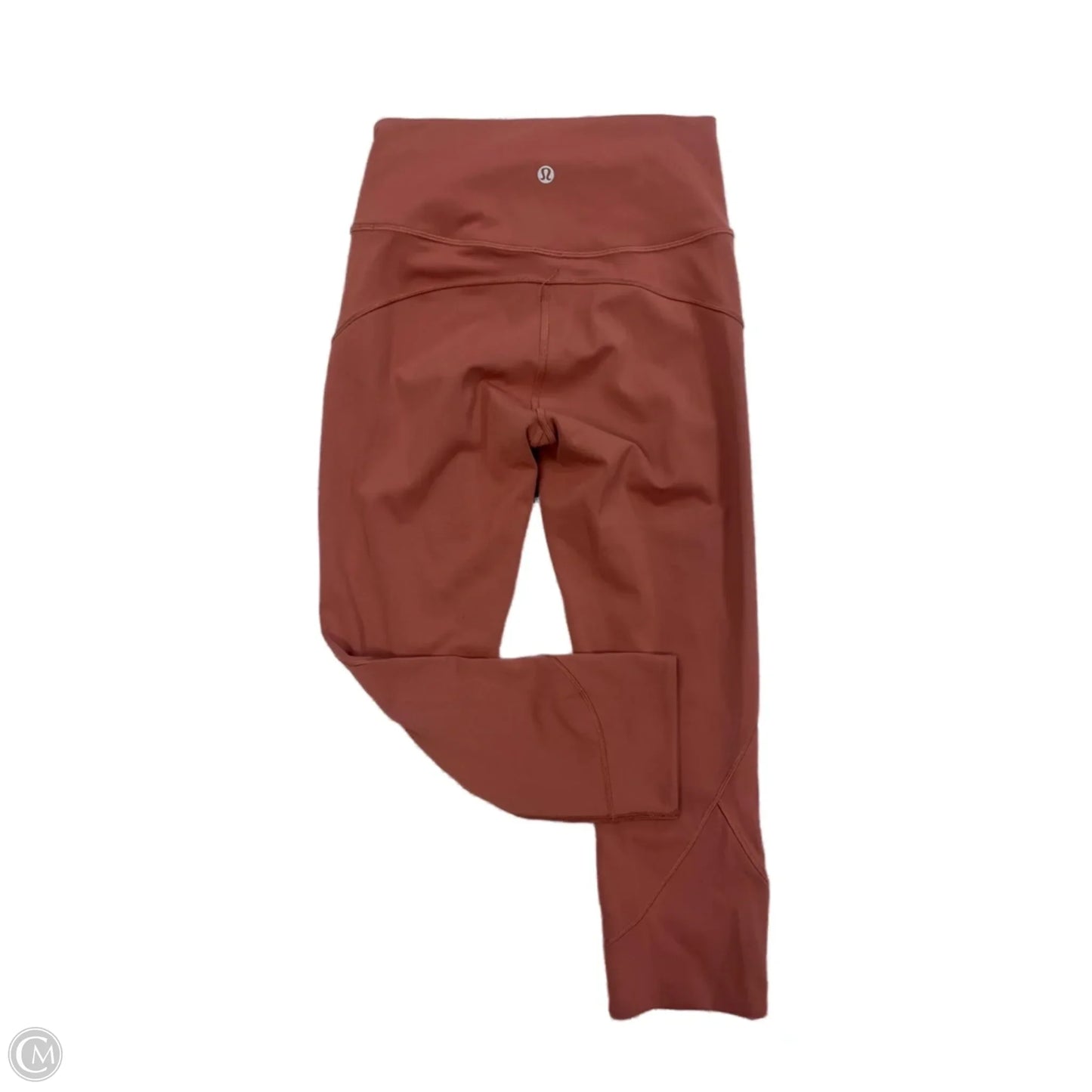 Athletic Capris By Lululemon In Orange, Size: 4