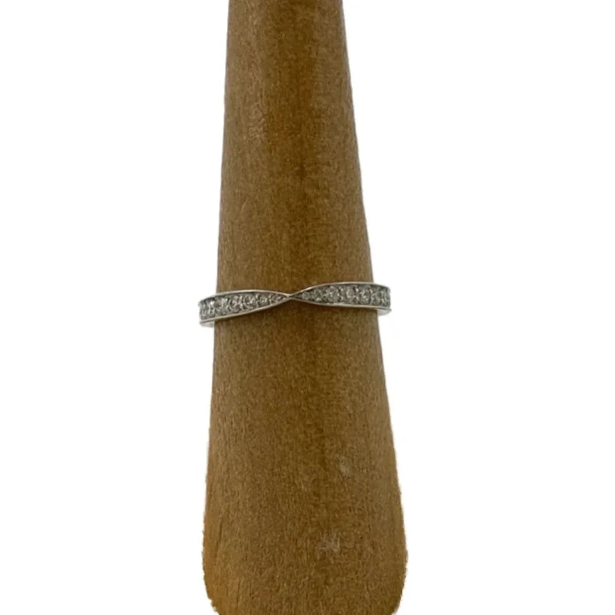 Tiffany & Company Platinum w/ Diamonds Harmony Band Luxury Ring Size: 6.5