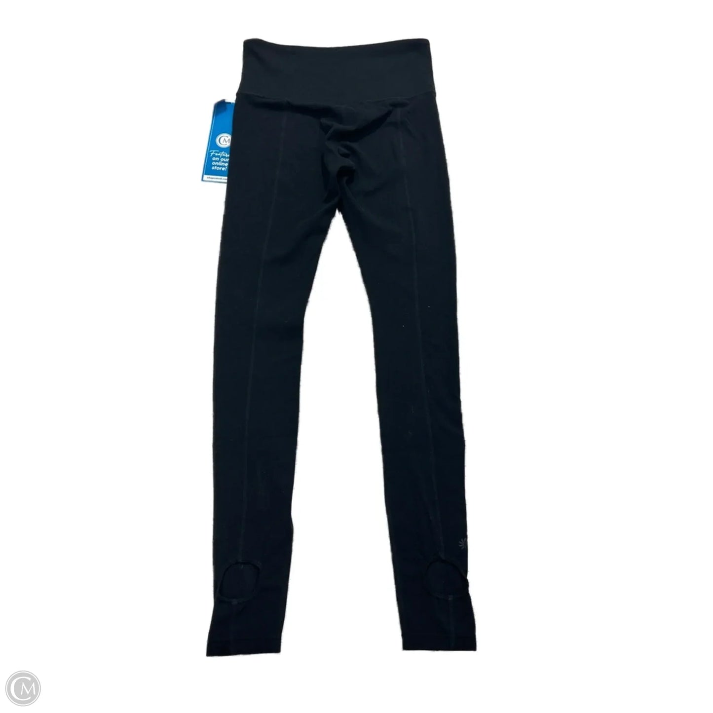 Athletic Leggings By Athleta In Black, Size: Xsp