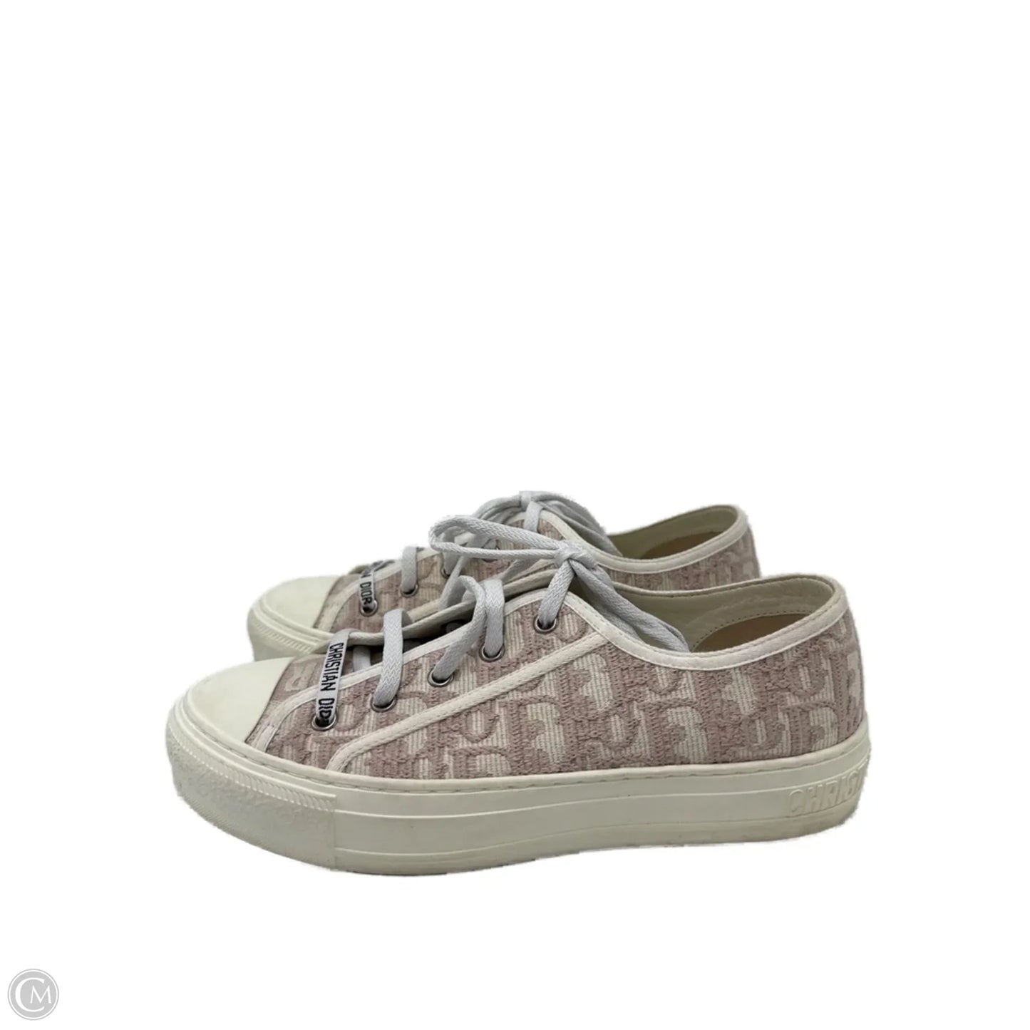 Christian Dior Walk'n'Dior Luxury Sneaker Shoes In Pink, Size: 7.5 (38)