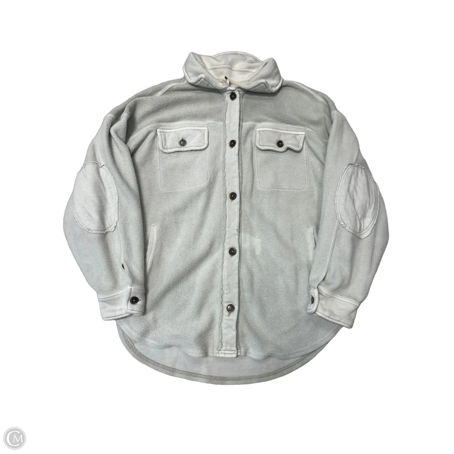 Jacket Fleece By Free People In Grey, Size: M