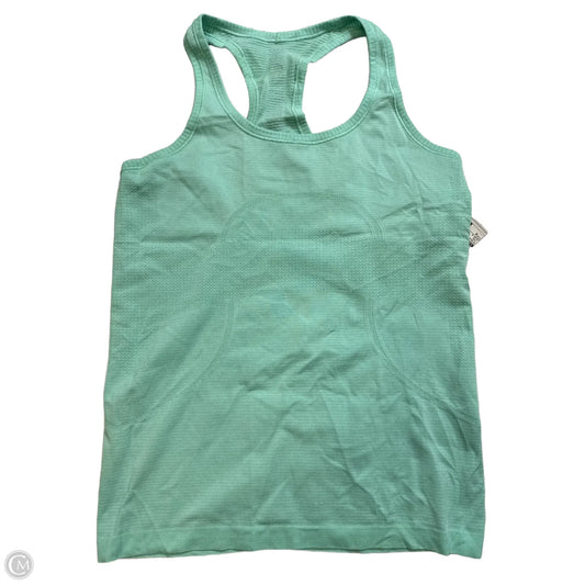 Athletic Tank Top By Lululemon In Teal, Size: M