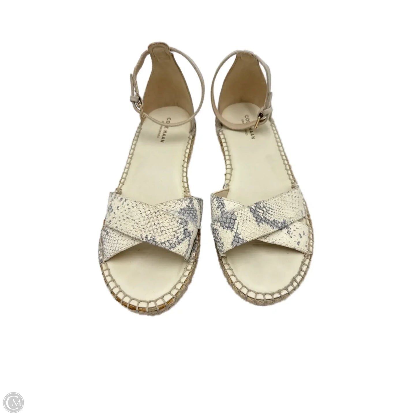 Sandals Designer By Cole-Haan In Cream, Size: 8.5