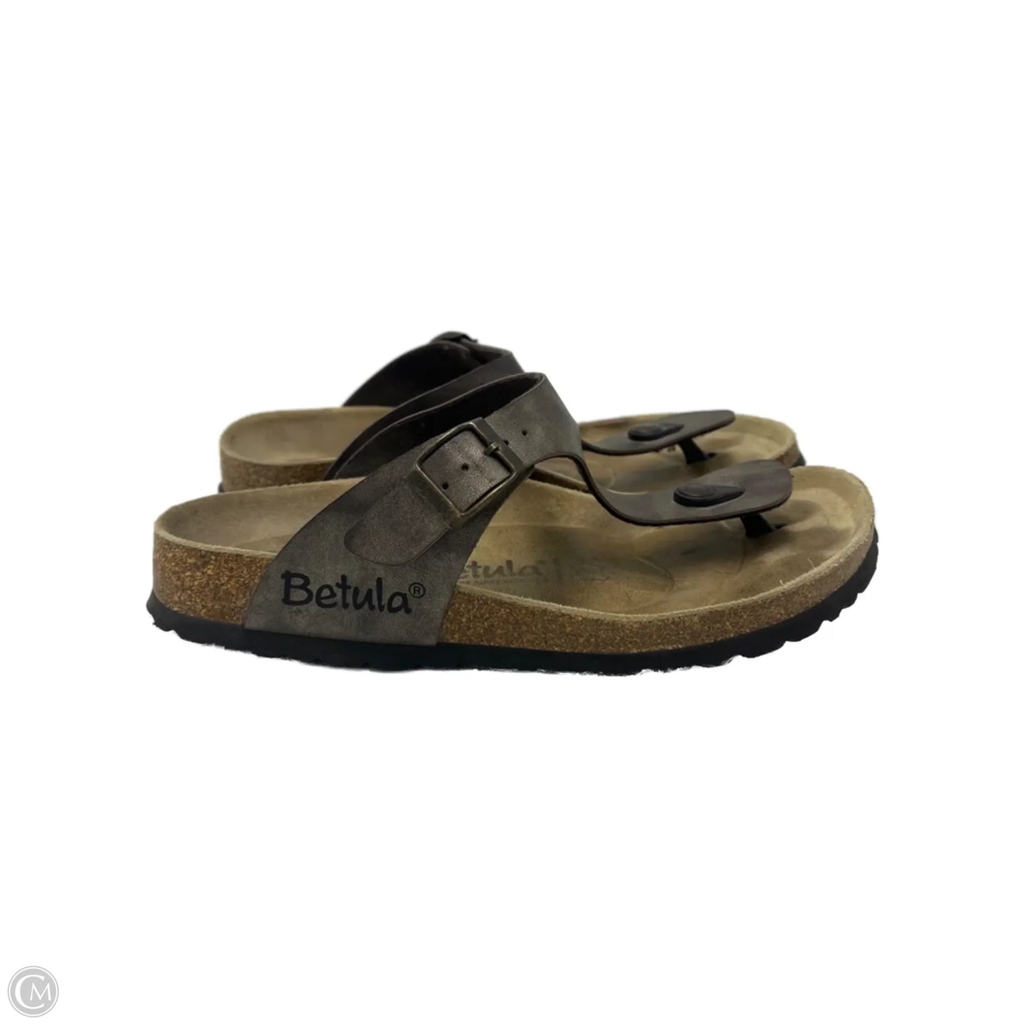 Sandals Designer By Birkenstock In Brown, Size: 8.5