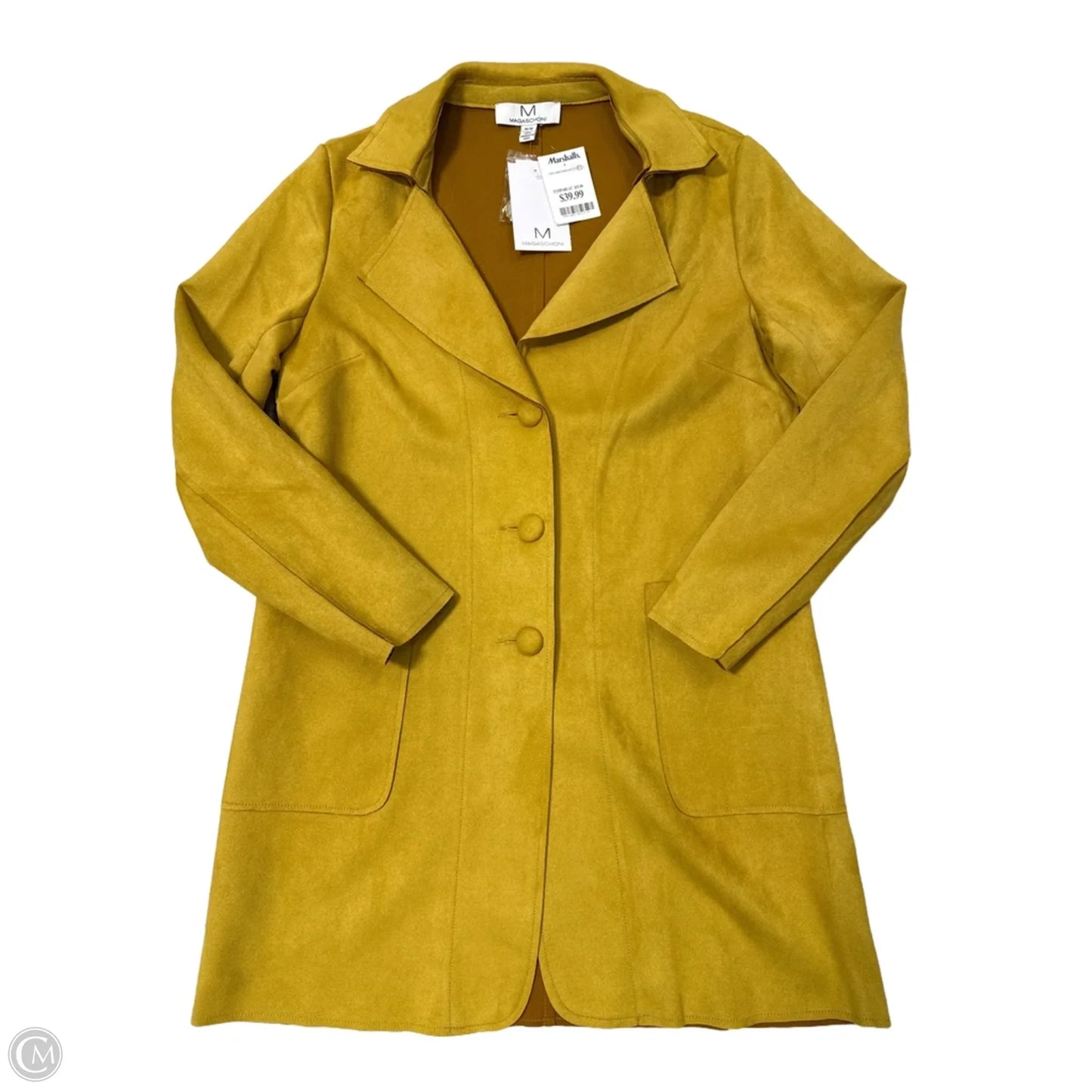 Coat By Magaschoni In Yellow, Size: M