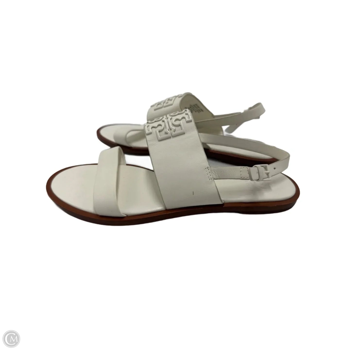 New! Sandals Designer By Tory Burch In White, Size: 7.5