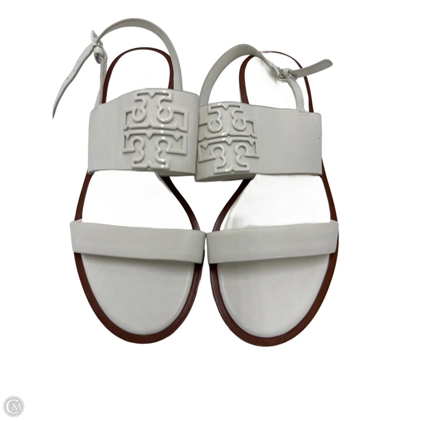 New! Sandals Designer By Tory Burch In White, Size: 7.5