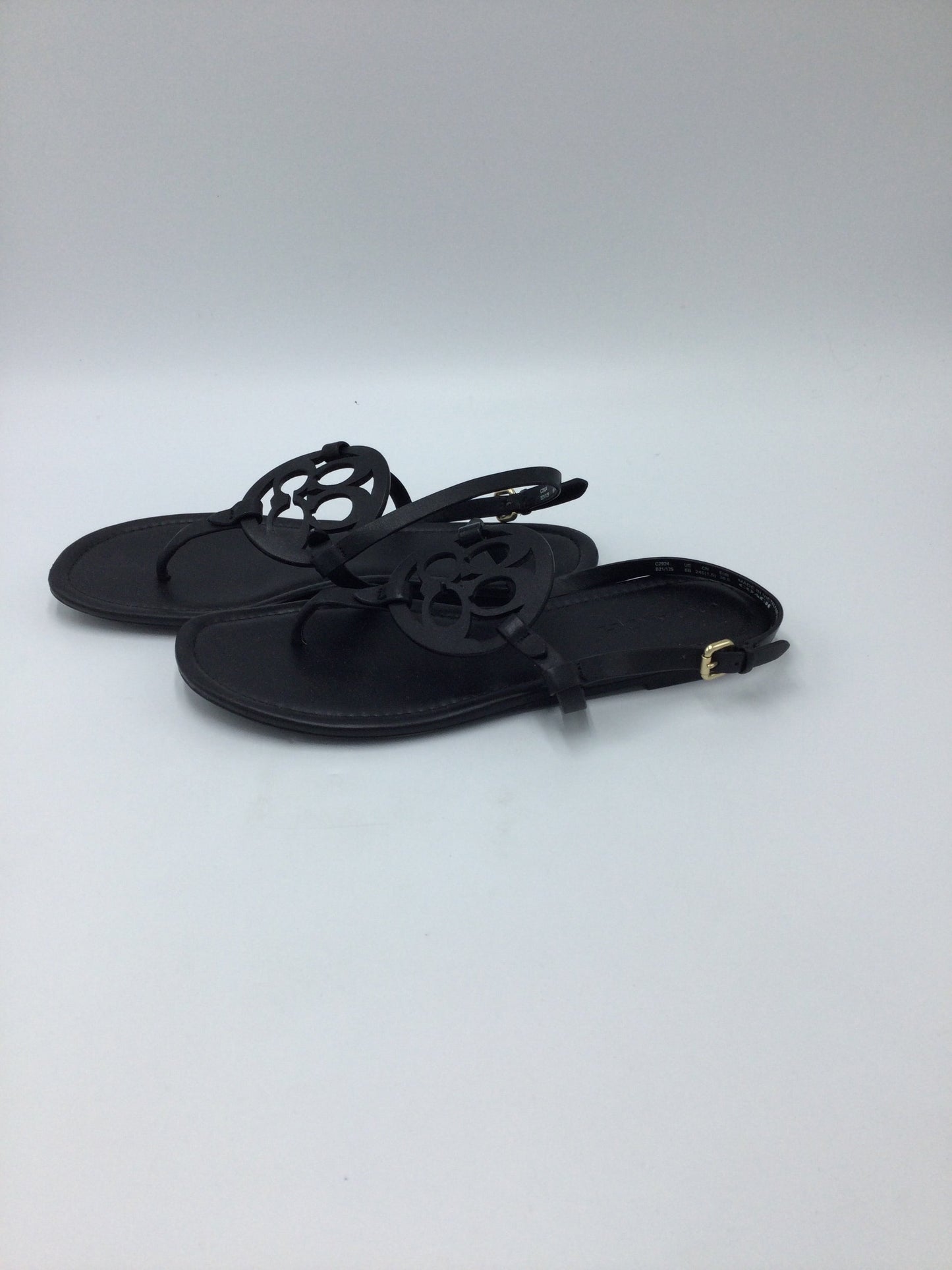 Sandals Designer By Coach In Black, Size: 8