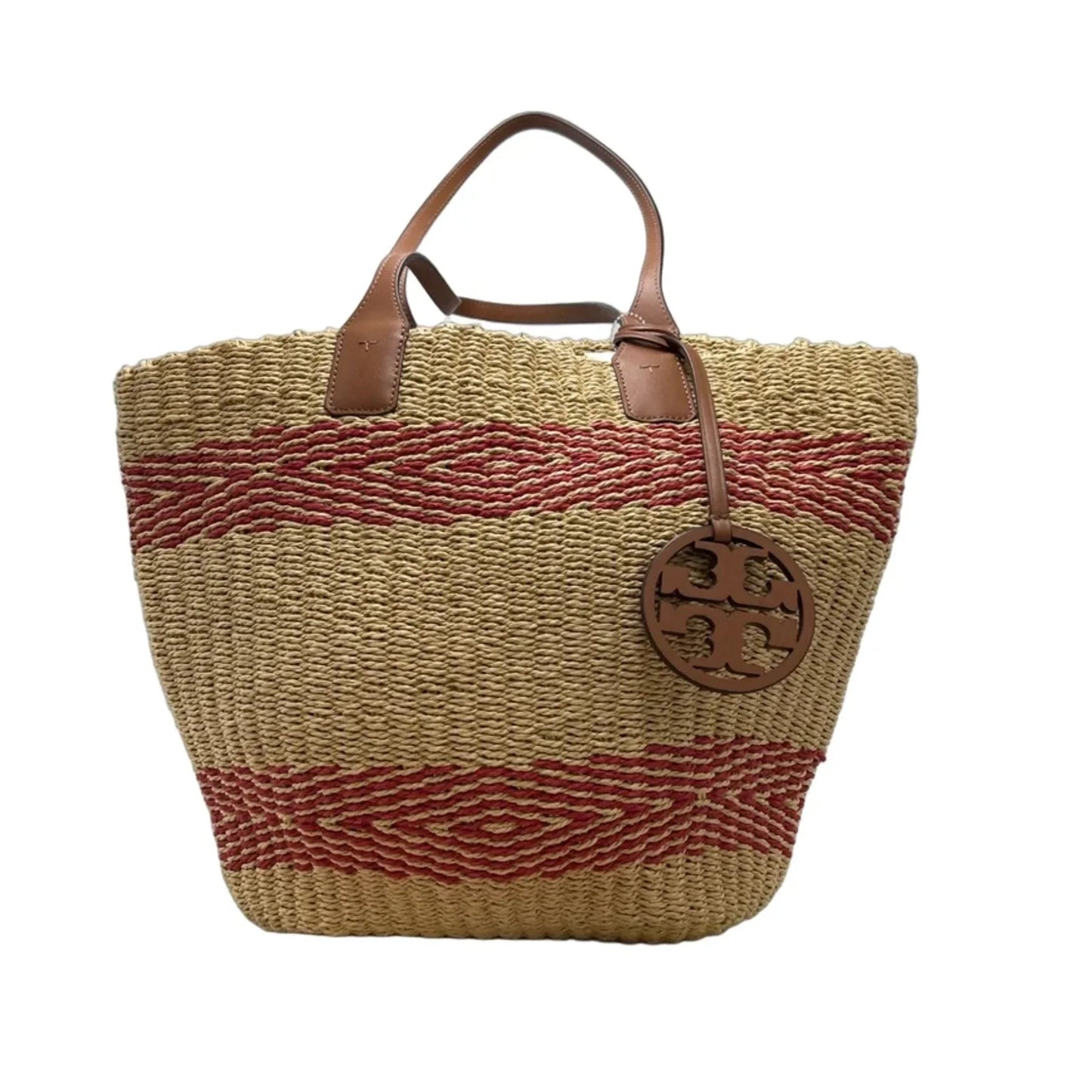 Tory Burch Miller Straw Designer Tote
