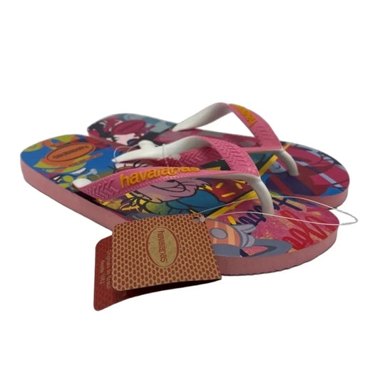 New! Sandals Flip Flops By Havaianas In Multi-Colored, Size: 6/7