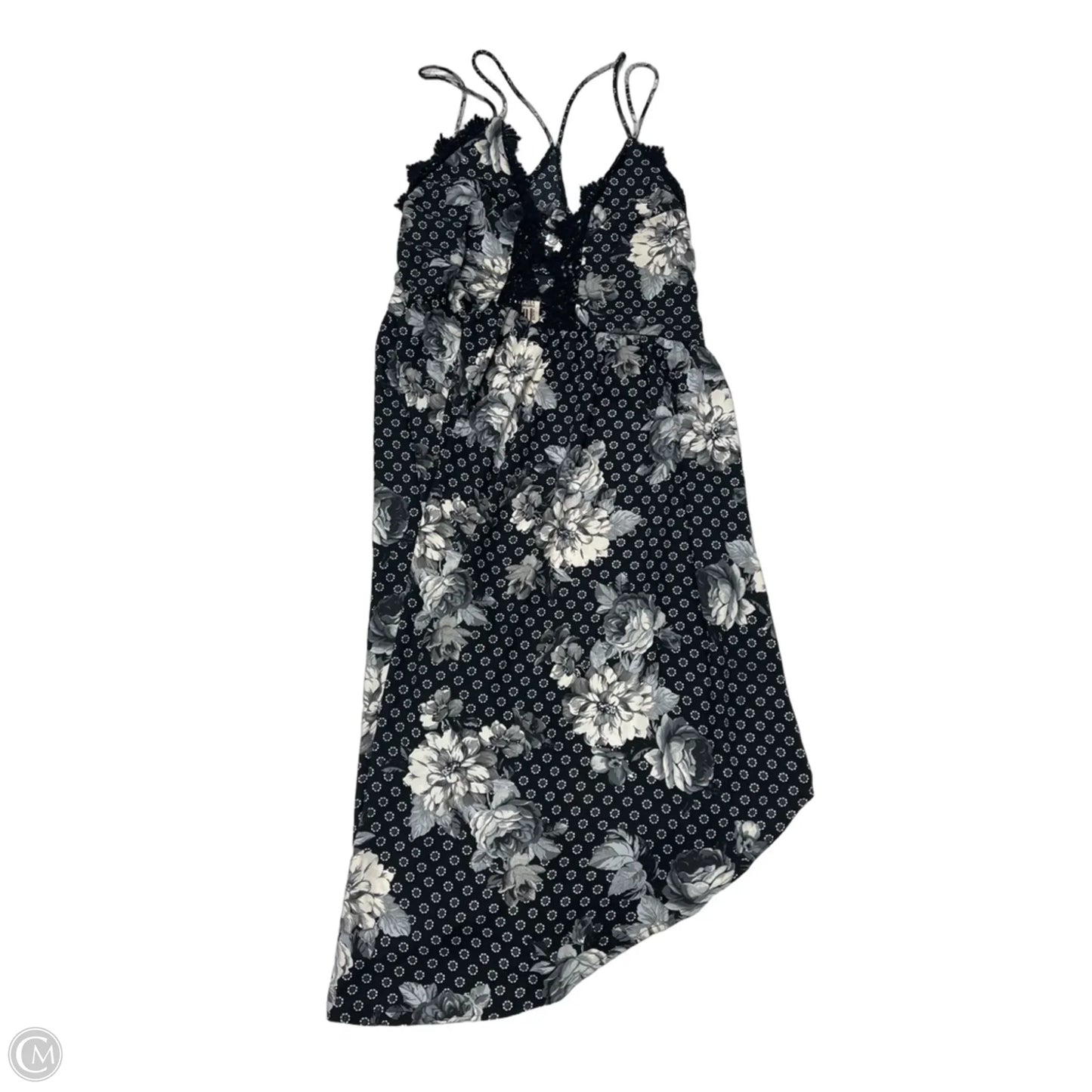 Dress Casual Midi By Free People In Black & White, Size: S