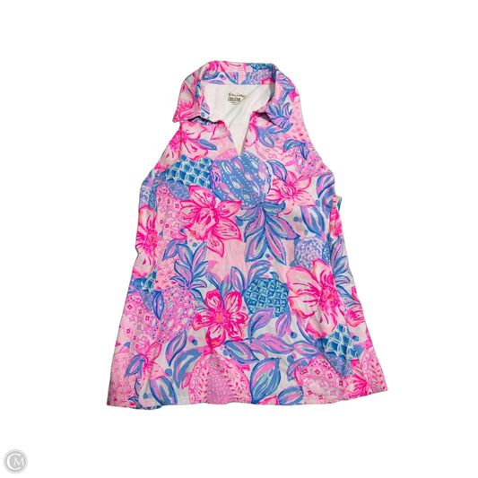 Top Sleeveless Designer By Lilly Pulitzer In Multi-colored, Size: M