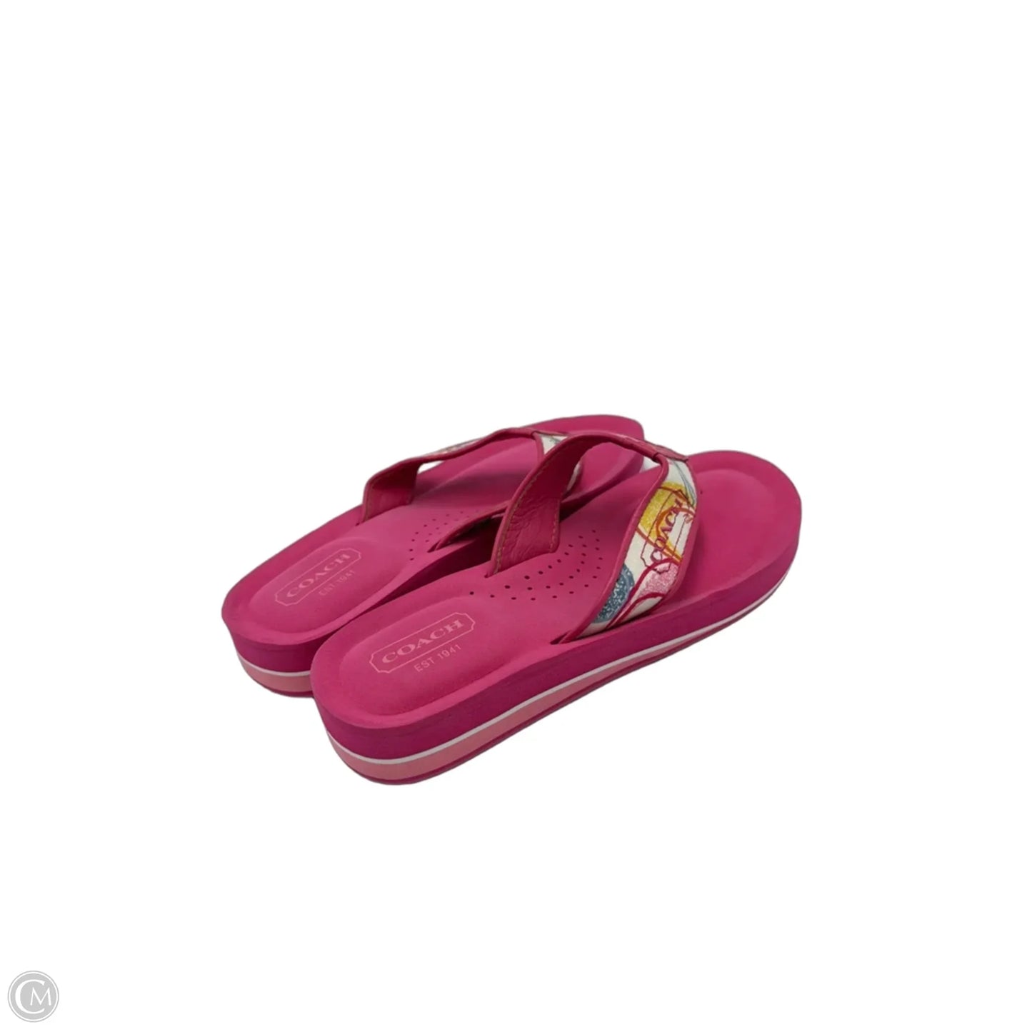 Shoes Designer By Coach In Pink, Size: 5