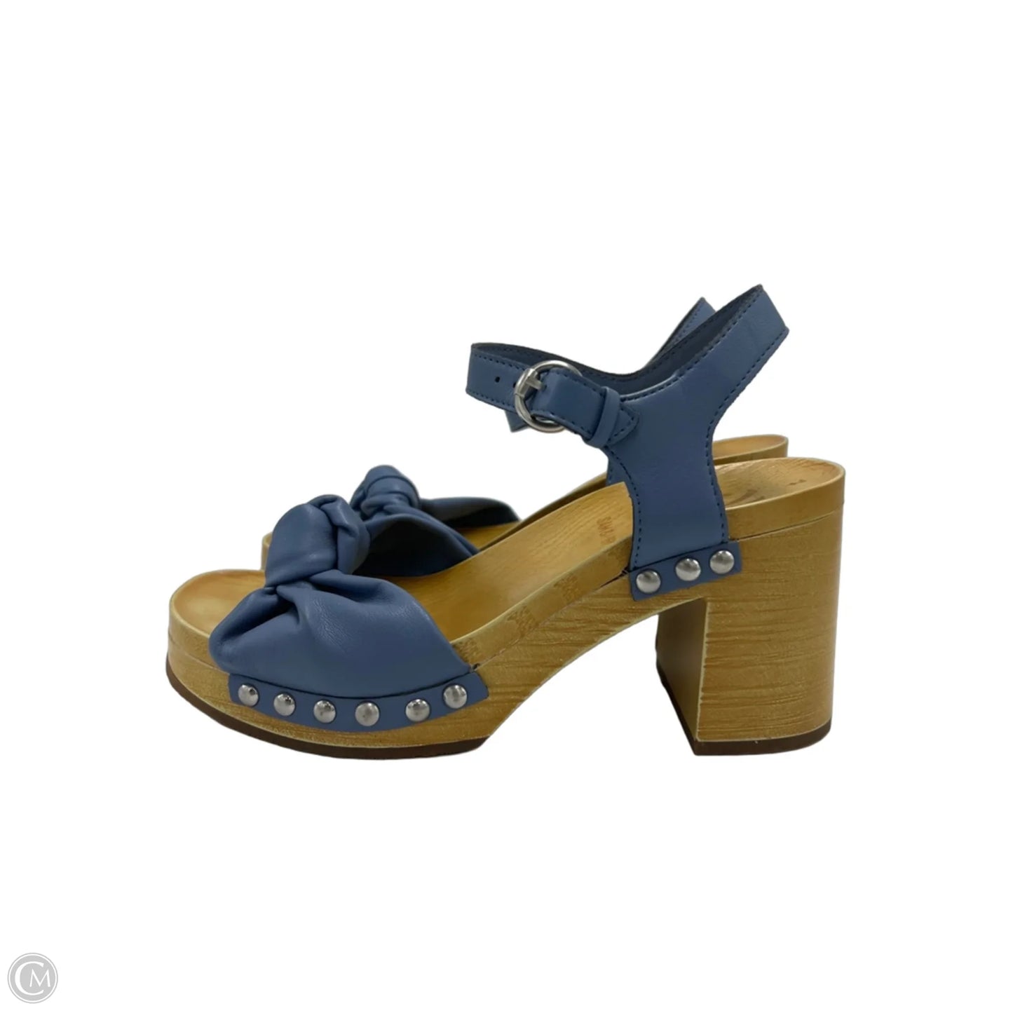 Shoes Heels Block By Sam And Libby In Blue, Size: 7