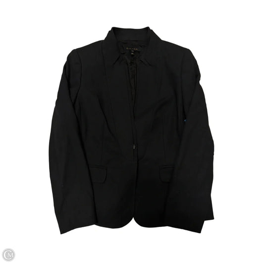 Blazer Designer By Escada In Black, Size: M